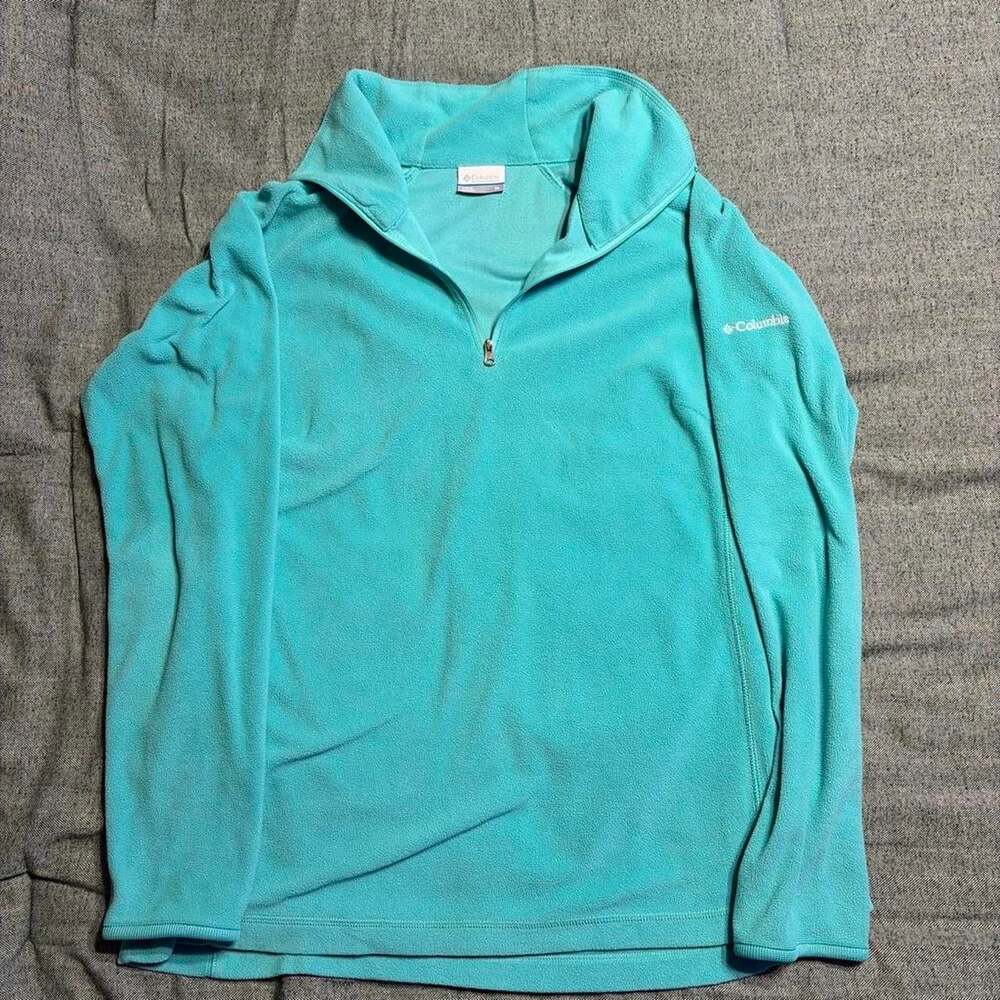Columbia Sportswear Women's Blue and Green Sweatshirt